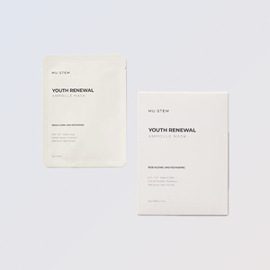 แผ่นมาส์กหน้าเกาหลี ผลิตภัณฑ์ความงามเกาหลี Myuseutem Youth Renewal Ampoule Mask 25 กรัม x 5 แผ่น ไนอะซินาไมด์ - Product Image 3