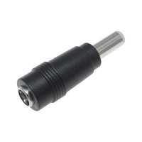 Adaptateur Cylindrique 24V DC Mâle 5.5x2.1mm vers 5.5x2.5mm pour Bande LED, Caméra de Sécurité CCTV, Corps en PVC, Contact en Laiton, 2A