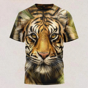 เสื้อยืดแขนสั้นทรงปกติสำหรับผู้ชายขายดีที่สุด ผ้าฝ้าย 100% สกรีนลายดิจิตอลด้านหน้าแบบมืออาชีพ ขายส่งแบบซับลิเมชั่น - Product Image 4