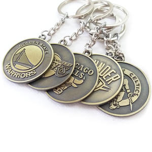 Lakers Clippers mavs ตาข่าย76ers bucks celtics spurs พวงกุญแจอัลลอยด์สัญลักษณ์ทีมบาสเก็ตบอลจี้พวงกุญแจ - Product Image 2