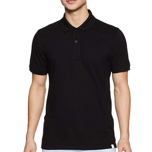 Camisa Polo <span class=keywords><strong>Casual</strong></span> Personalizada com Logo, Antirrugas, para Esportes, Feita de Tecido de Algodão e Poliéster Antiencolhimento - Product Image 1