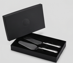 Silver Finished Stainless Steel Cake Server Unique Design Mirror Polished Perfect For Wedding Dining <b>Table</b> Dessert Serving Sets - Product Image 4