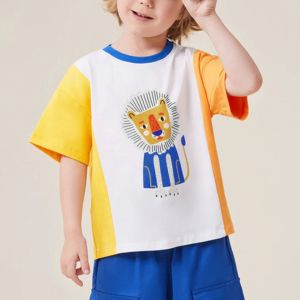 เสื้อยืดสตรีทแวร์ฮิปฮอปทรงหลวมสำหรับเด็ก ผ้าฝ้าย 100% เสื้อยืดโอเวอร์ไซส์สไตล์วินเทจสำหรับเด็ก เสื้อยืดแบบสั่งทำพิเศษ - Product Image 5