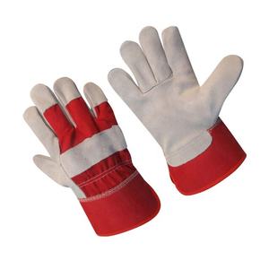 Gréeur canadien Gants de travail en cuir 707 Protection des mains de sécurité avec doublure en coton Usage général pour le soudage - Product Image 2