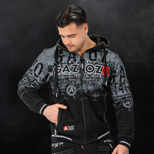 Sudadera con capucha gráfica de hip hop personalizada de alta calidad para hombre, ropa urbana con serigrafía, sudaderas con capucha para hombre con lavado ácido - Product Image 1