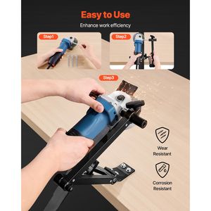 Affilatore per Lame di Tosaerba Regolabile a 15 e 45 Gradi, 4 Perni Adattatori, Cuscinetti a Sfera, Parti e Accessori per Tosaerba - Product Image 3