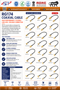 Cable Coaxial RG174, Conector SMA Macho a Hembra, Cable de Extensión de Baja Pérdida, Flexible, para WiFi, LTE, IoT - Product Image 2