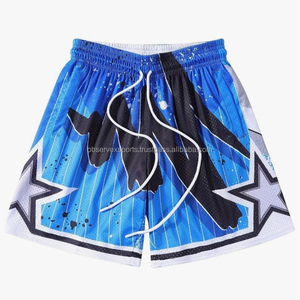Manufacturer Custom Gym Shorts Embroidered Breathable Mesh Hole Inner <b>Tights</b> Premium Exercise Training Workout Shorts Men - Product Image 1