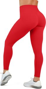 High Waisted Breathable Solid Leggings for Women-No Front Seam Tummy Control Pants for Workout Running No See Through - Product Image 3