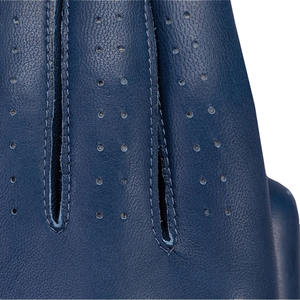 Guantes de Golf Personalizados de Primera Calidad, de Piel de Oveja Suave, Antideslizantes, con Cierre de Velcro, Estampado Digital, Color Azul Marino, Nuevo Diseño - Product Image 3