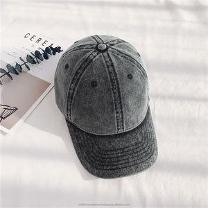 2025 OEM Envío de fábrica 100% Material de algodón alta calidad moda nuevo Unisex 6 paneles multicolor lavado gorras de béisbol de mezclilla - Product Image 2