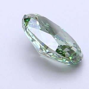 Diamant de laboratoire CVD ovale de 2,44 carats, vert vif fantaisie modifié, clarté VS1, polissage excellent, pierre précieuse non montée pour bijoux - Product Image 4