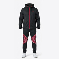 Survêtement Softshell à Capuche avec Fermeture Éclair, Veste et Pantalon, Tenue Personnalisée par Sublimation pour Équipes de Cheerleading et de Danse, Uniforme d'Entraînement OEM