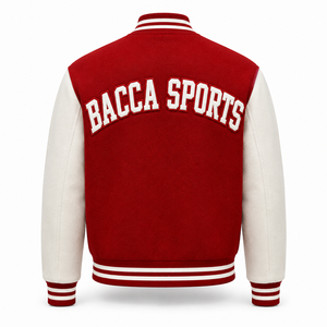 Custom Winter Varsity <b>Jacket</b> Men's Letterman | Wholesale <b>Baseball</b> <b>Bomber</b> <b>Jacket</b> Front | OEM/ODM Custom Embroidered Varsity - Product Image 4
