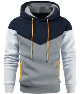 เสื้อฮู้ดดี้สไตล์สตรีทผ้าฝ้าย 100% รุ่นใหม่ล่าสุด สีพื้น สำหรับผู้ชาย สวมใส่สบายๆ - Product Image 4