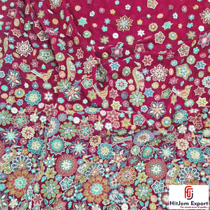 Tissu Jacquard en Dentelle de Haute Qualité, Enduit PA, en Polyester Tissé, Anti-Moisissure, Résistant à l'Huile, Poids Moyen, pour Confection de Vêtements - Product Image 5