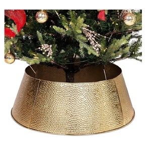 New Arrival Decorative Metal <b>Christmas</b> <b>Tree</b> Collar <b>Christmas</b> Metal Iron Hammered <b>Tree</b> Collar Natural Look Custom Size Shape - Product Image 6