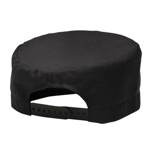 Casquette de chef en polyester-coton tissé de qualité supérieure, résistante aux taches, hydrofuge et oléofuge, avec sangle réglable - Product Image 2