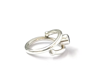 Anillos de Plata 925 con Ónix Negro de Diseño Único, Elegantes y Modernos con Forma de Ojo, para Regalo y Uso Diario - Product Image 3