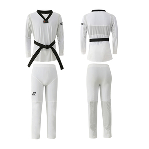 Uniforme de Taekwondo Dobok Karate Gi de Primera Calidad, Listo para Competencia, de Secado Rápido y Transpirable, Conjunto de Entrenamiento de Artes Marciales para Adultos y Jóvenes - Product Image 1