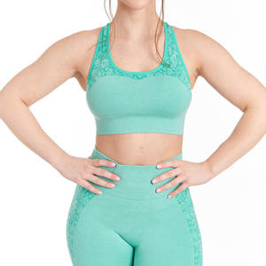 Ensemble de yoga sans couture 2 pièces grande taille pour femme – Tenue de sport et de fitness tendance pour l'exercice en salle de sport - Product Image 4