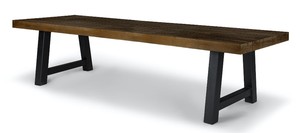 Table basse rectangulaire en bois pour salon, style farmhouse, support de bureau - Product Image 4