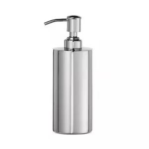 Elegant Home Metal <b>Soap</b> Dispenser Bottle With Refillable Pump Liquid <b>Soap</b> <b>Holder</b> Stylish Bathroom Decor Accent - Product Image 5