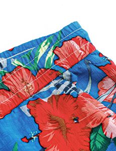 Shorts pour hommes à taille élastique, imprimés, avec cordon de serrage, pour la plage, l'été, les vacances, colorés, légers, blancs, pour la natation et la plage - Product Image 4