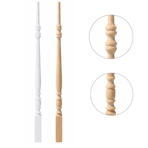Pièces d'escalier modernes et écologiques en bois de caoutchouc, sur mesure pour balcons et escaliers, avec garantie d'un an - Product Image 2