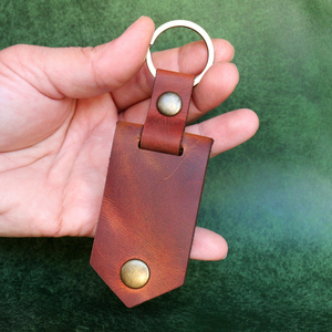 Premium Genuine Leather Keychain Handmade Durable <b>Key</b> <b>Ring</b> Holder for Car <b>Keys</b> top quality Men Women Gift <b>Accessory</b> - Product Image 6