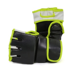 ถุงมือชกมวย MMA แบบครึ่งนิ้ว ยูนิเซ็กซ์ สำหรับกิจกรรมกลางแจ้ง  ร้อยเชือก  โลโก้สั่งทำได้  ยืดหยุ่น กันน้ำ หนัง PU  OEM - Product Image 2