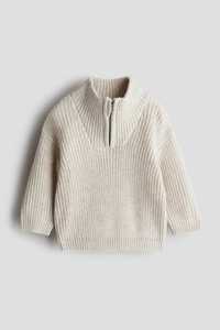 New Arrival Fashionable Mock Neck Spring-Autumn Pullover <b>Sweater</b> Custom Men's <b>Sweater</b> <b>Quarter</b> <b>Zip</b> - Product Image 2