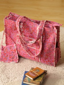 Wholesale Assorted Mix Prints Cotton Quilted Tote Bag with Pouch Handmade Indian Block Print <b>Handbag</b> - Product Image 3