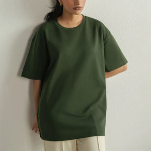 T-shirts amples et respirants TAYUMA INDUSTRIES en coton et polyester à motif écossais, séchage rapide, écologiques, style décontracté vintage pour l'été - Product Image 3