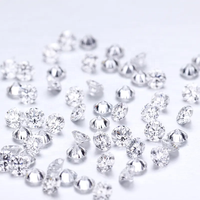Diamante cultivado en laboratorio certificado HPHT CVD IGI 1,1/1,15/1,2/1,25/1,3/1,35mm corte brillante redondo VVS claridad Joyería de diamantes Cuerpo a Cuerpo