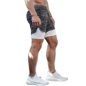 ECONEX SPORTS 2025 pantalones cortos de gimnasio de algodón 100% personalizados para hombres pantalones cortos de entrenamiento de Fitness con bolsillos con cremallera Etiqueta Privada - Product Image 2