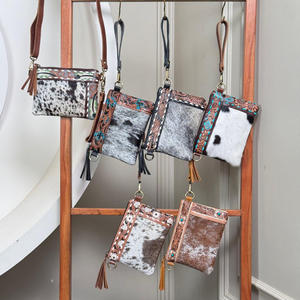 Vente en gros, sac à main en cuir de vachette véritable de luxe tendance 2025 Western Mini bandoulière pour femmes - Product Image 4