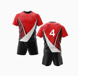 Uniforme de rugby pour adultes OEM ODM en tissu mesh 100% polyester, col en V, manches courtes, grande taille, sangle réglable, été, vente en gros, meilleur prix - Product Image 2