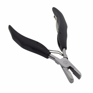 Outils de pose d'extensions de cheveux de dernière génération, pinces à micro-perles, pinces à extensions de cheveux en acier inoxydable, utilisables à des fins multiples - Product Image 1