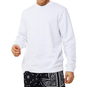 เสื้อสเวตเชิ้ตคอกลมโอเวอร์ไซส์ ผ้าฝ้ายเฟรนช์เทอร์รี่ 100% สไตล์สตรีทแวร์  โลโก้สั่งทำ  ทรงไหล่ตก สำหรับผู้ชาย ปี 2026 - Product Image 3