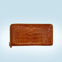 Großhandel echte Krokodil leder Damen Geldbörse Mode Clutch Geldbörsen lange und stilvolle Größe 19x10x2cm