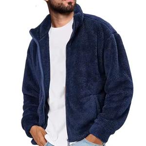 Veste polaire Sherpa surdimensionnée de haute qualité, personnalisable avec logo, pour homme, idéale pour le sport, le cyclisme et la chasse, en gros - Product Image 4