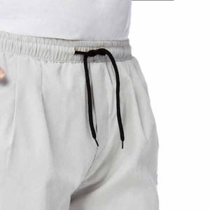 Pantalones Cortos Bermuda de Algodón Oxford Gris Claro para Hombre, Cintura Media con Cordón Ajustable, Secado Rápido, Estilo Casual con Bolsillos, 180g - Product Image 3