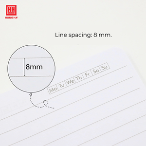 Hong Ha Model 3010 Vietnam OEM/ODM Service Simple Spiral Notebook 210x297mm (2mm) 200 Pages Binding Digital Printing <b>Paper</b> Cover - Product Image 4