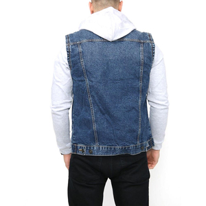 Fabricante de Chaquetas Vaqueras de Alta Calidad para Hombre, Chaqueta Vaquera de Algodón OEM, Ropa Urbana Personalizada al por Mayor, Marca Privada - Product Image 3