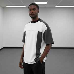 New Arrived Summer Casual Wear 100% Cotton Men's T-shirts Custom DTF Printed logo Solid Loose Fit Regular Sleeve - Product Image 2