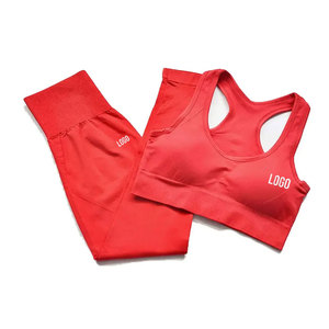 Women Yoga Sets Plus Size Customized Colors Solid Custom Workout Fitness Wear Customized Colors Quick-Dry Front - Product Image 1