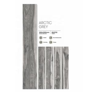 Carreaux de porcelaine d'intérieur classiques modernes Rectangle mat 200x1200mm Texture de bois pour les chambres à coucher Ressemble à de la céramique - Product Image 2