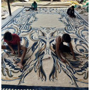 Tapis de style persan à prix compétitif, tapis central pour salon, tapis en laine fait main pour couloir et hôtel - Product Image 3