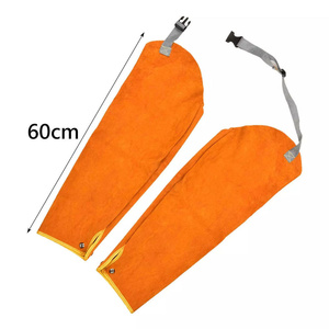 European High Quality Baking <b>Mats</b> Work Sleeves Easy to Use Pu Leather <b>Fire</b> Resistant Heavy Duty Arm Protection Workwear - Product Image 3